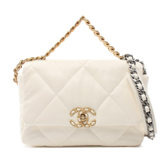 Pre-Loved Chanel Medium Lambskin 19 Flap - Picture 1 of 8